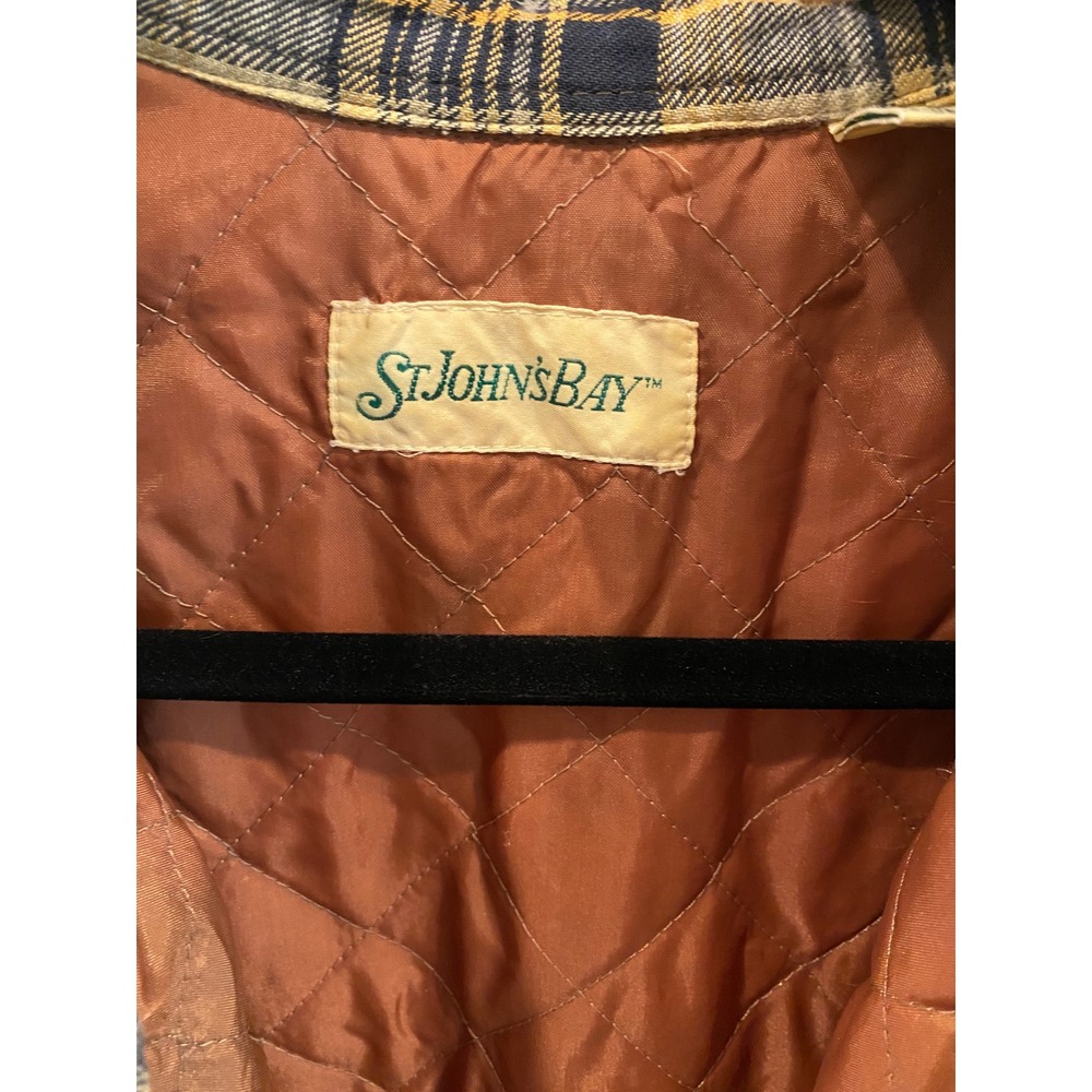 Men's Quilted Flannel Jacket Size Large Workwear Outdoors - Picture 3 of 7